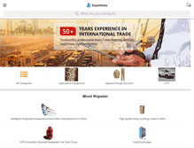 Tablet Screenshot of exportimes.com
